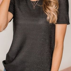 Short sleeved black Pulse shirt